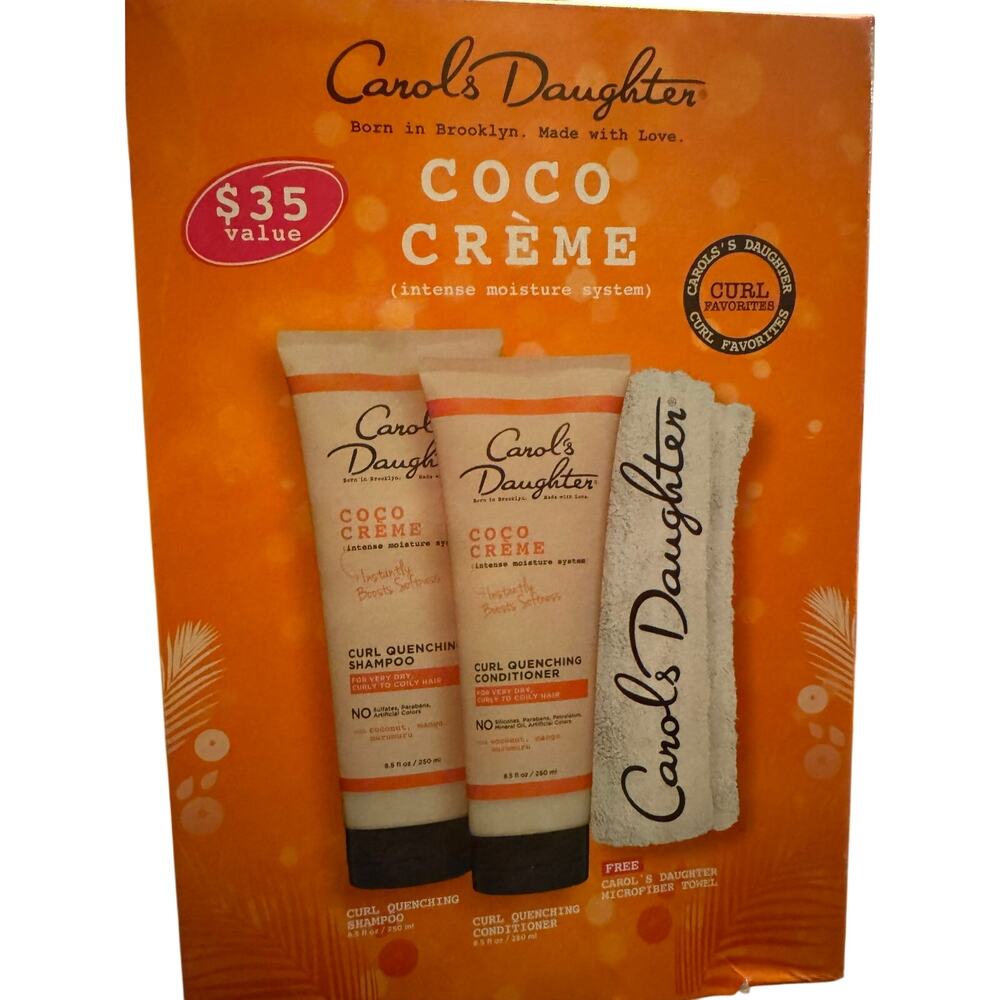 Carol's Daughter Coco Creme Curl Quench Shampoo & Conditioner Set 8.5 Oz